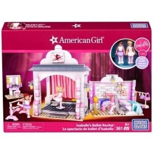 MEGA BLOKS American Girl Isabelle’s Ballet Recital Luisa Ballerina Building Set